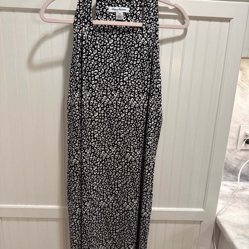 COPY - Tommy Bahama Black and White Leopard Print Dress